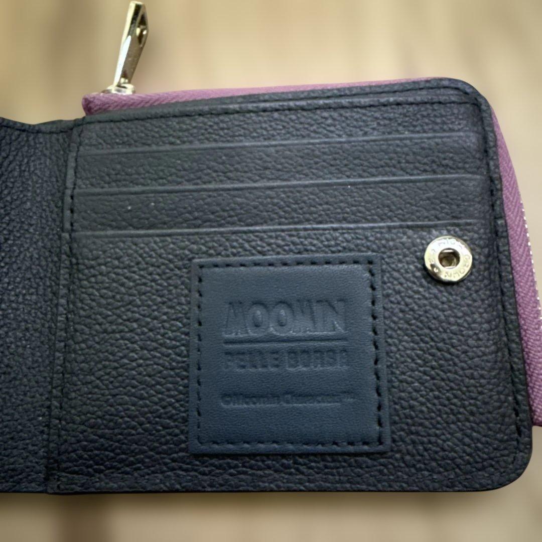 ムーミン×ペレボルサ「リトルミイ」 PELLE BORSA 二つ折り財布