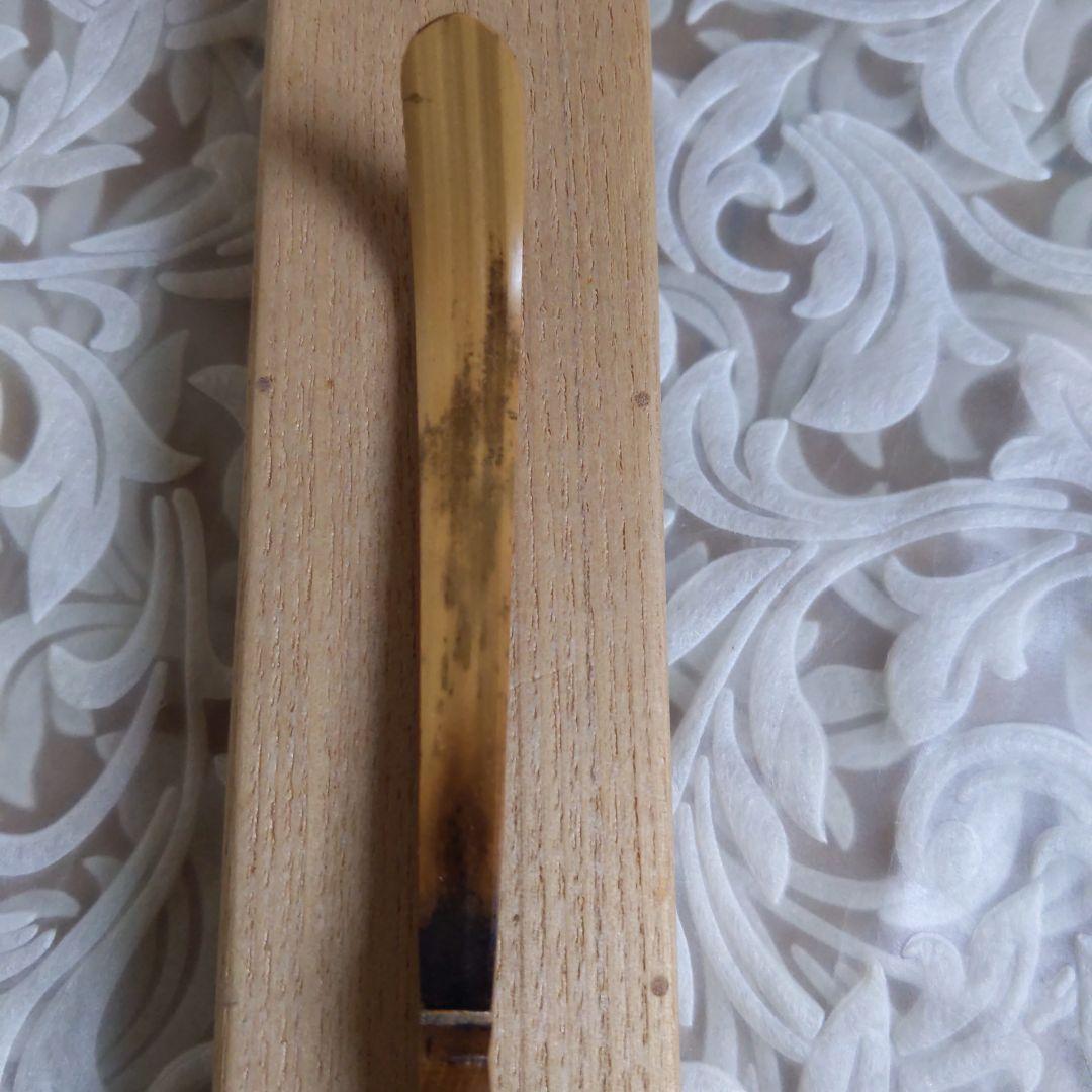 茶道具　嵯峨の竹　茶杓　松の翠　書付︰尋牛斉　西川媒玄　作　表千家　【匿名配送】