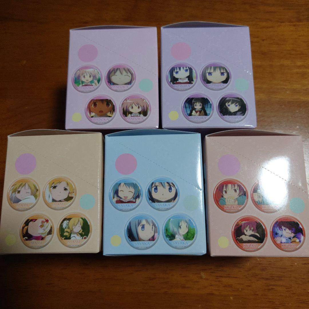 魔法少女まどか☆マギカ　まどマギ　だけ缶バッジ　5人全7種セット　コンプリート