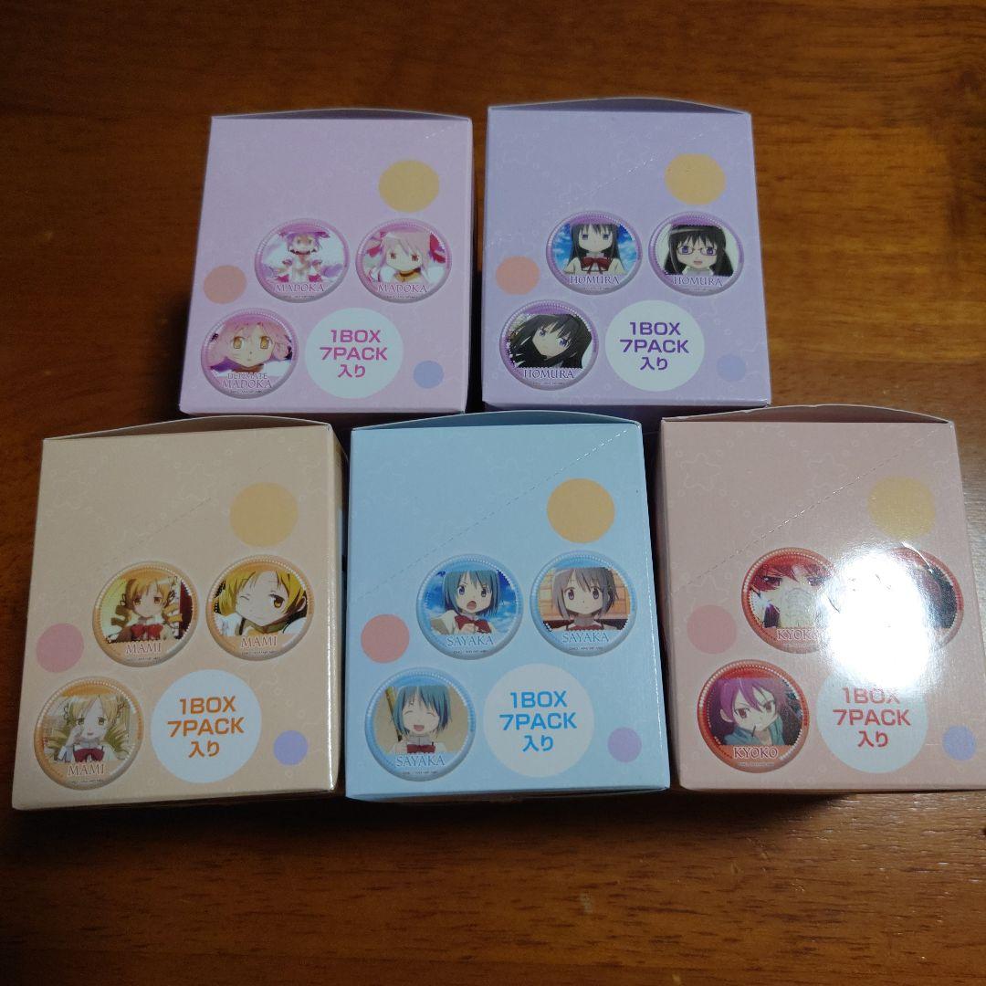 魔法少女まどか☆マギカ　まどマギ　だけ缶バッジ　5人全7種セット　コンプリート