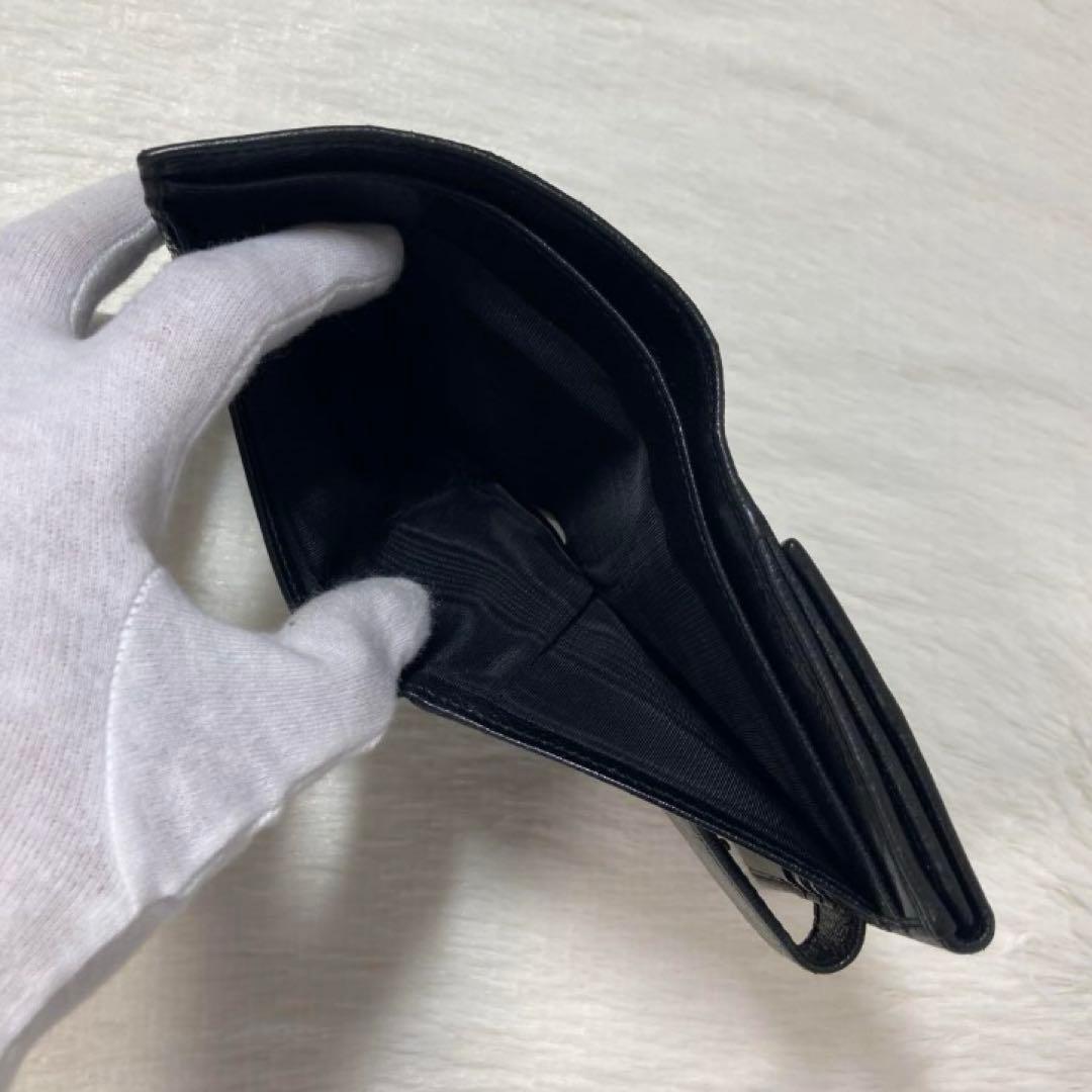 希少モデル　GUCCI グッチ　二つ折り　スタッズ　GG ロゴ　黒　早い者勝ち