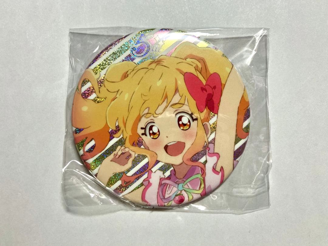 アイカツ！5thフェス グリッター缶バッジ 虹野ゆめ