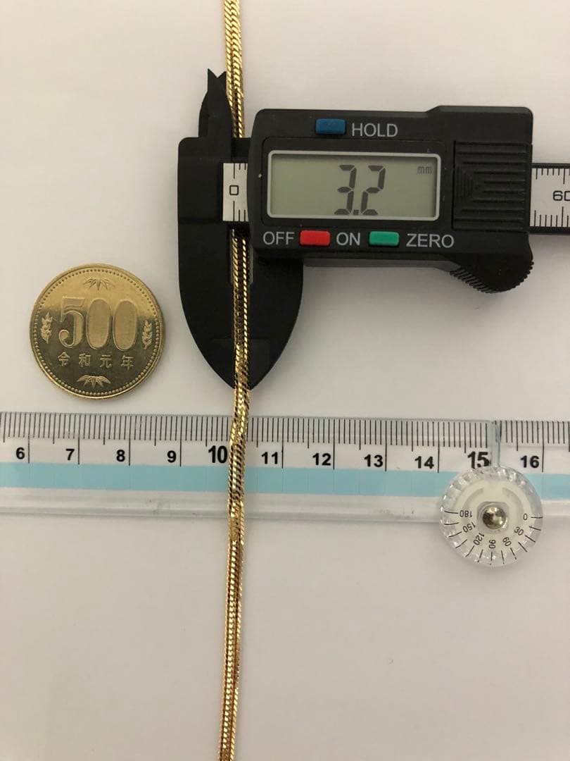 K18喜平アンクレット 12面トリプルカット❗️ケース無し価格