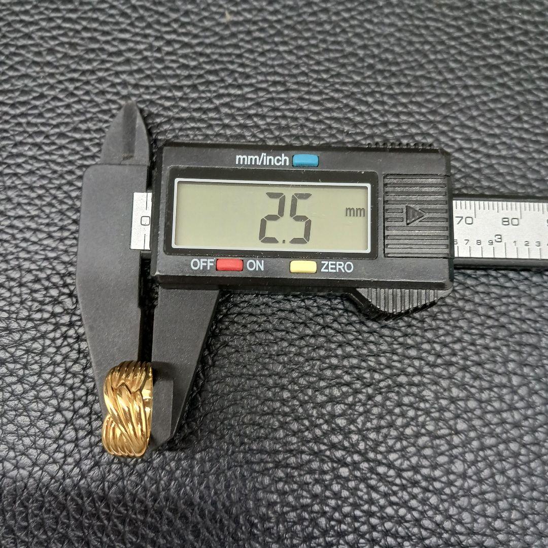 (C010503) K18 YG リング 指輪 約10号