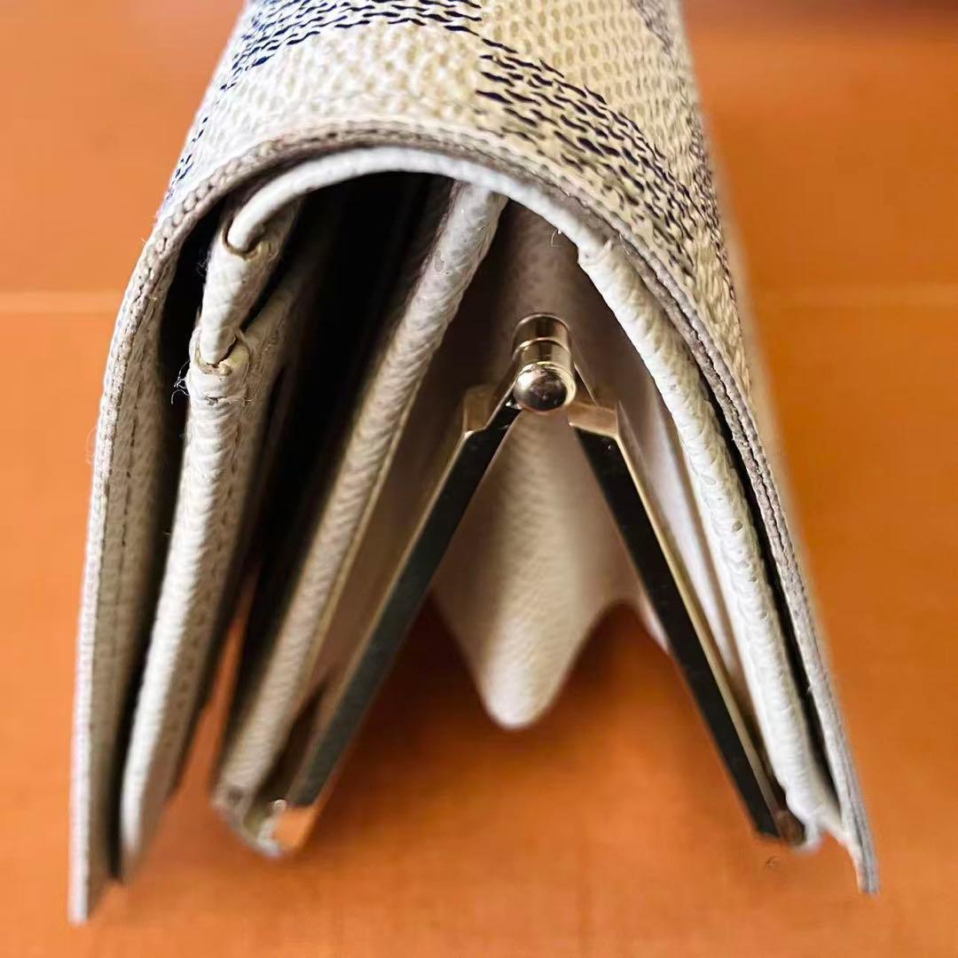 LOUIS VUITTON ダミエ アズールポルトフォイユ ヴイエノワ 訳あり❣️