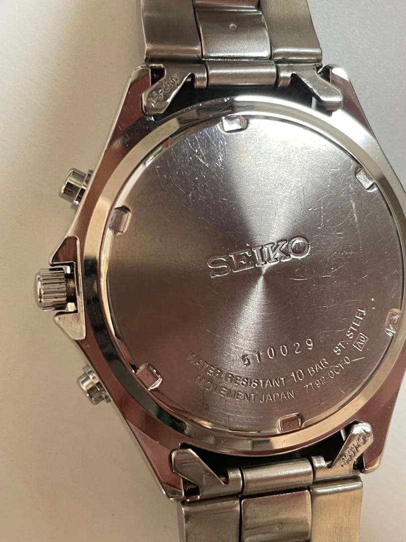 SEIKO パイロットクロノグラフ 腕時計100M