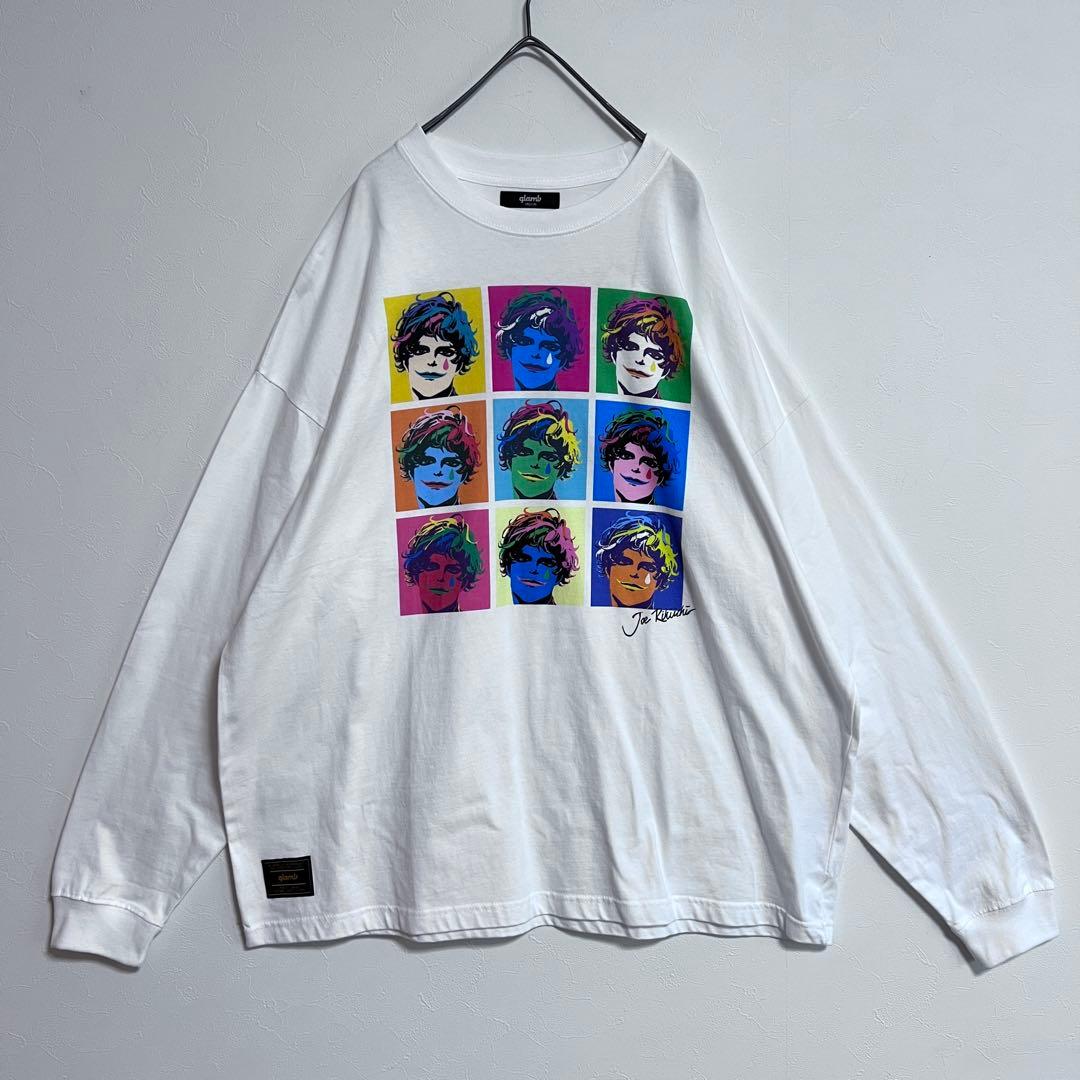 新品 glamb にじさんじ ジョーリキイチ ロングスリーブ Tシャツ 白 M