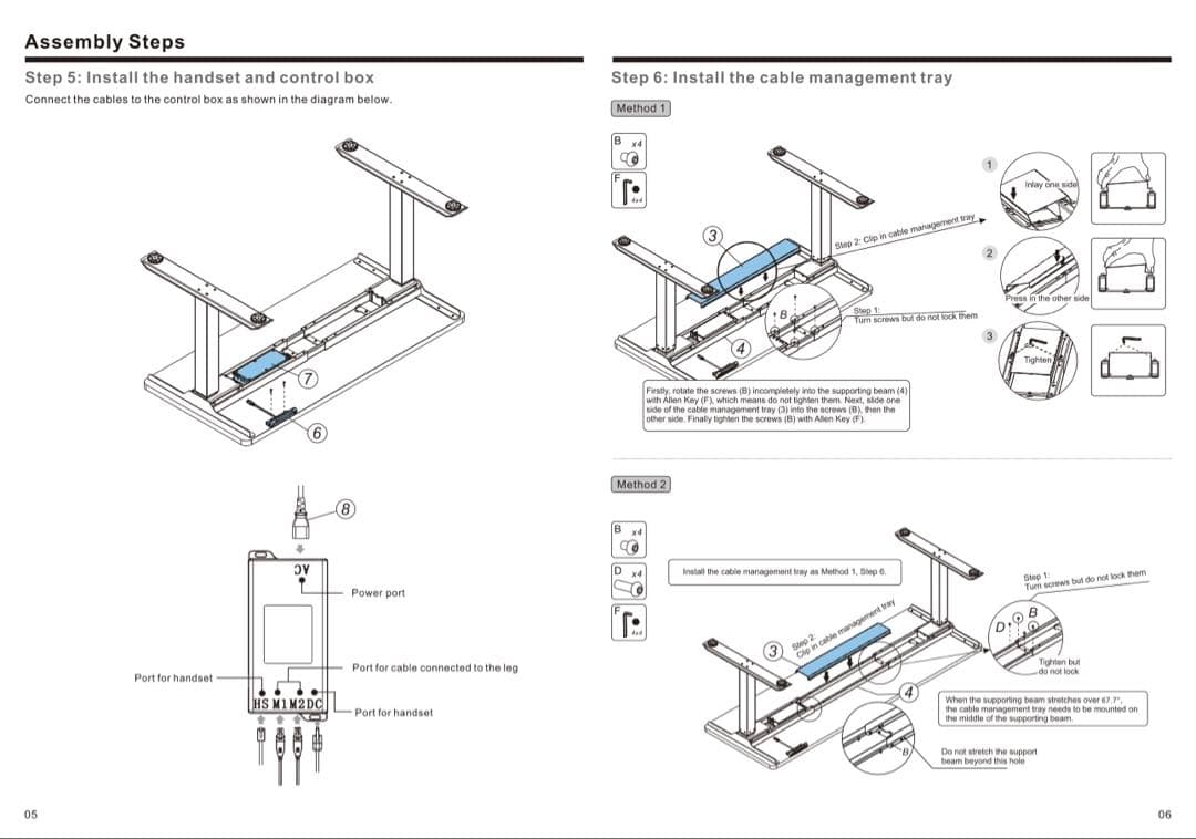 FLEXISPOT スタンディングデスク E7W 脚のみ