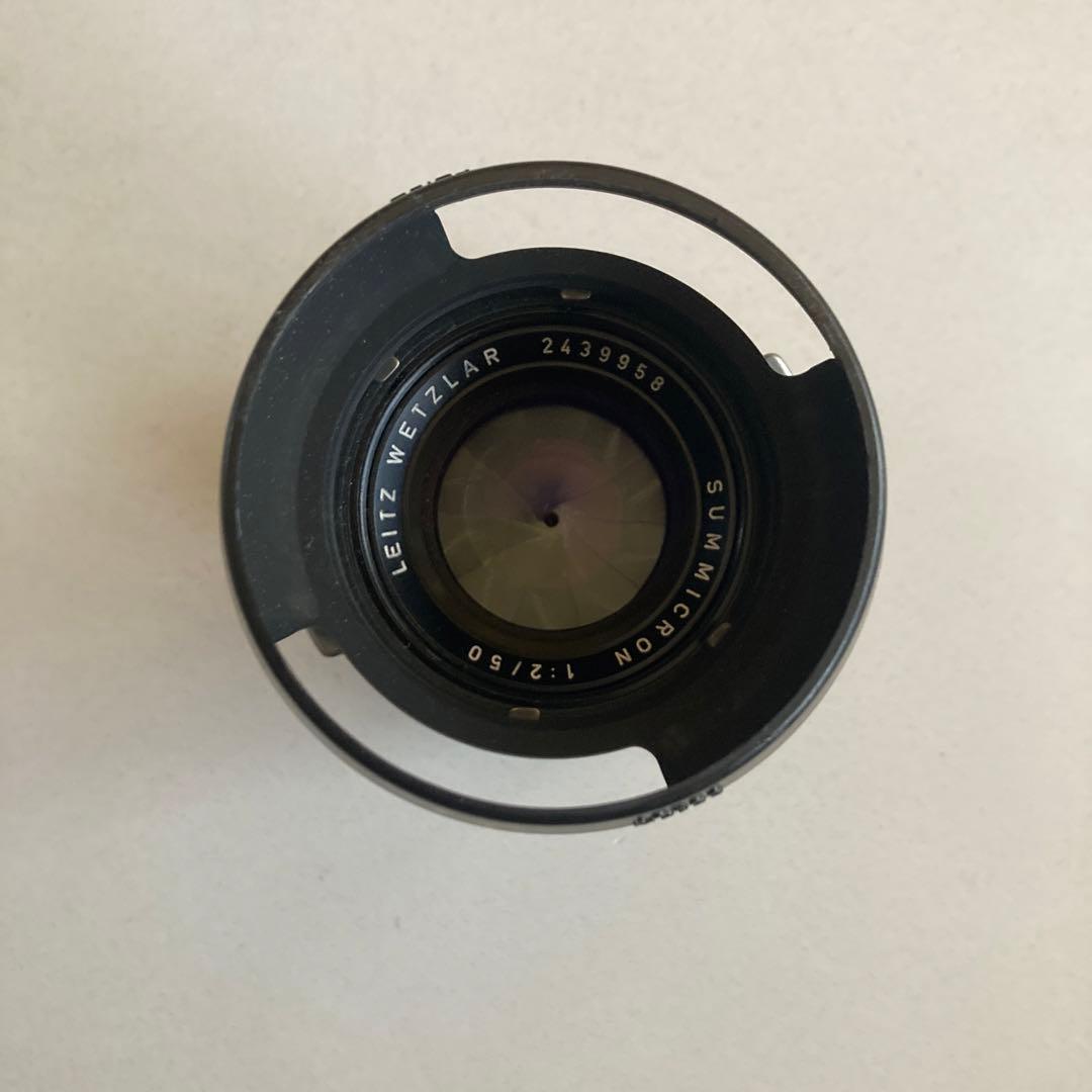 ライカ　ズミクロン　f2.0 50mm レンズフード付き