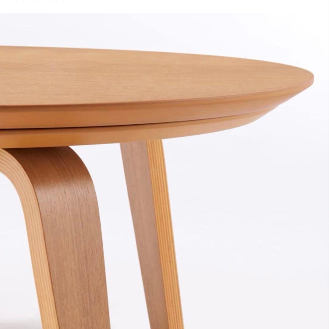 無印良品　楕円形こたつ タモ材