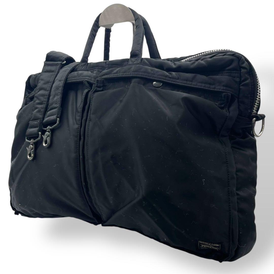 美品　訳あり　ポーター　タンカー　2way ビジネスバッグ　ヘルメットバッグ　黒