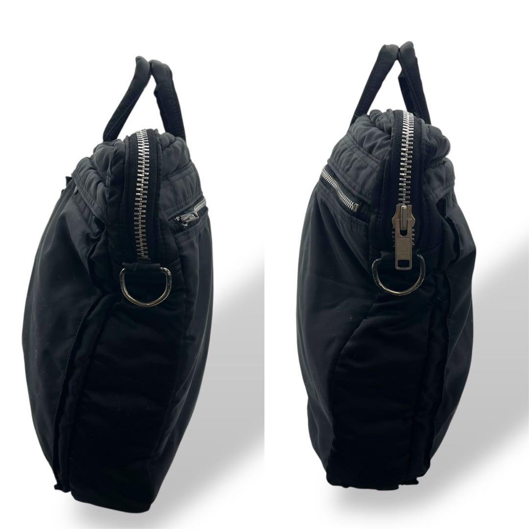 美品　訳あり　ポーター　タンカー　2way ビジネスバッグ　ヘルメットバッグ　黒