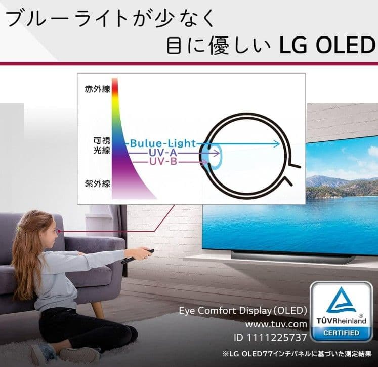 【直接】LG 55型 4K 有機EL テレビ OLED55B1PJA 2021