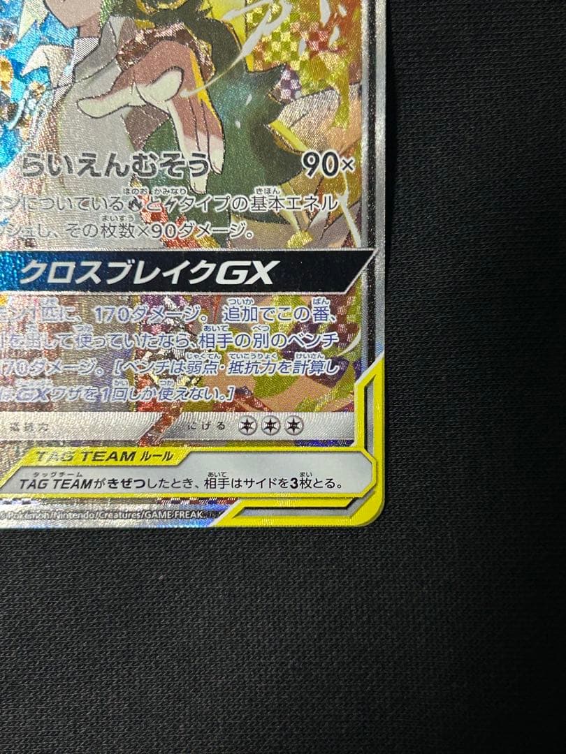 【極美品】レシラム＆ゼクロムGX SR SM11b 064/049 SA