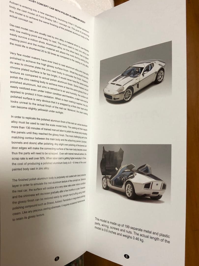 未開封 希少AUTOart 1/18 フォード シェルビー GR-1 コンセプト