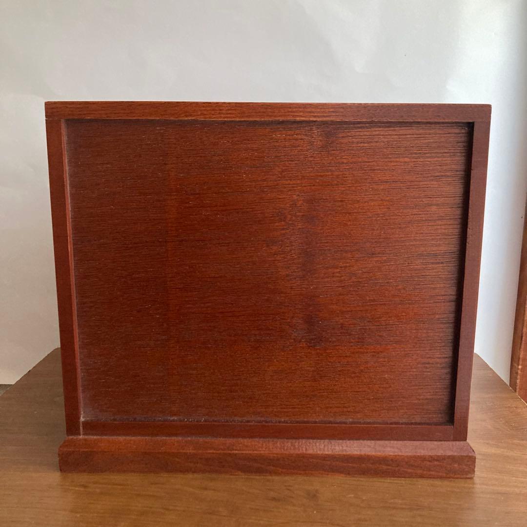 木製引き出し　薬箱　抽斗 箪笥 書類棚　カリモクや中川政七商店、けやき工芸好き