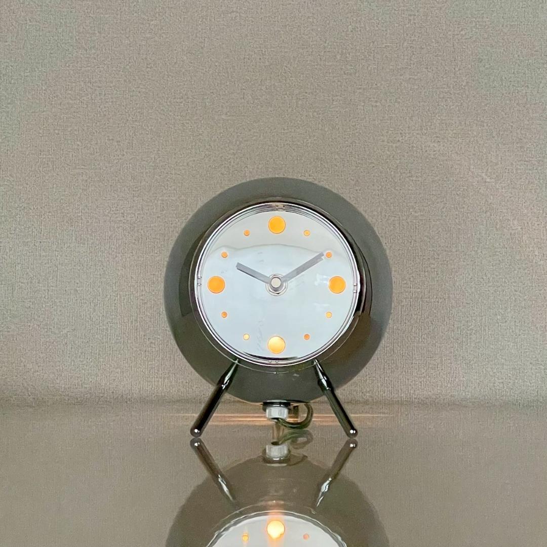 スペースエイジ テーブルクロック 置き時計 ライト付き ヴィンテージ ビンテージ