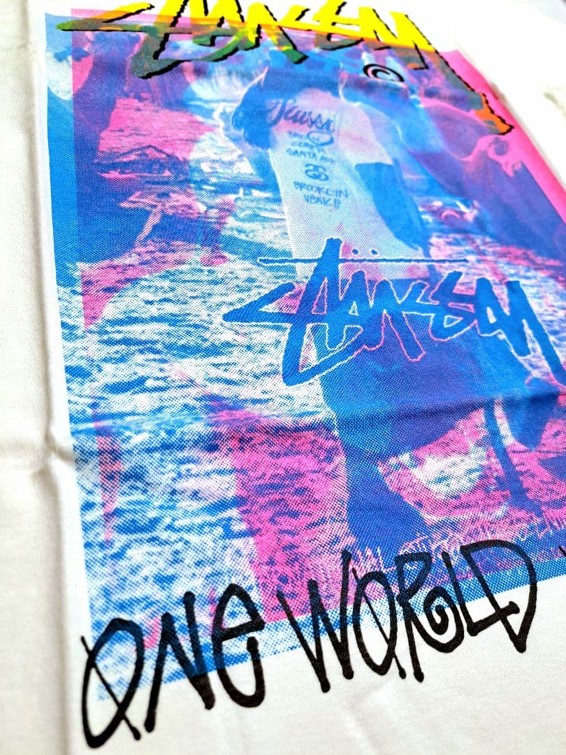 【新品・M】Stussy ワンワールド ワンラブ T ／正規品・ホワイト