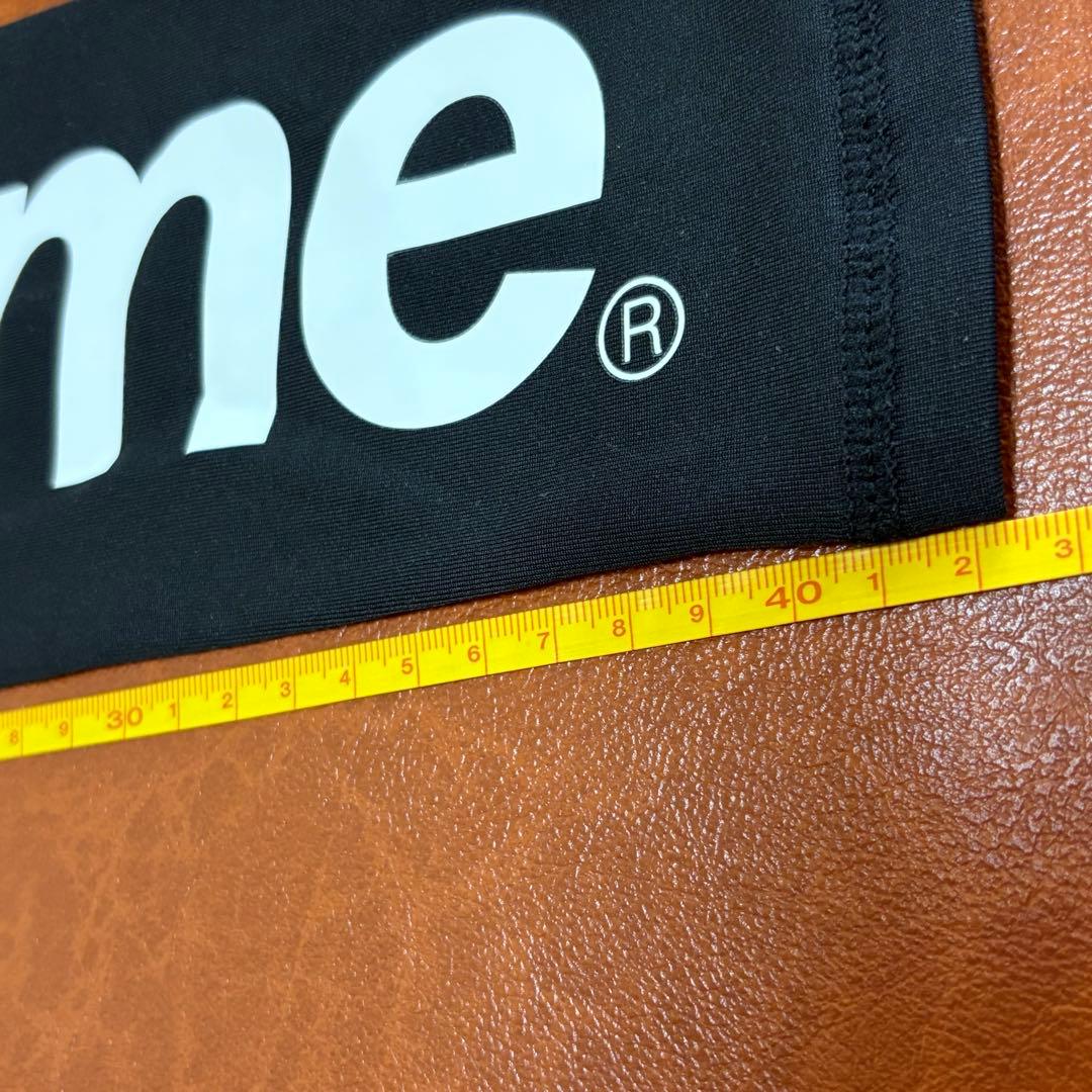 Supreme NIKE ロゴ　アームカバー 【片方】ブラック