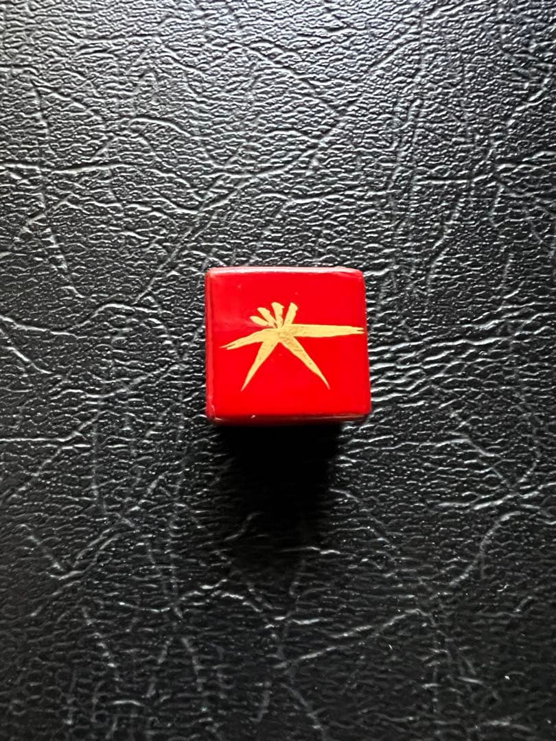 川連漆器／きのこ酒杯5点＋サイコロ