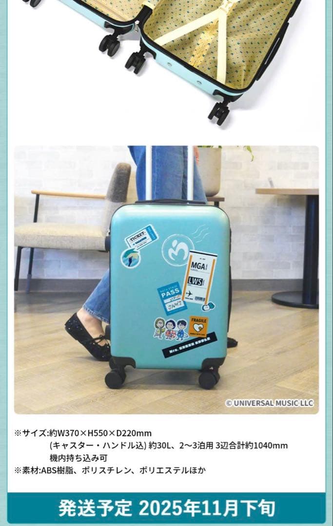 【新品未開封】【激レア】【限定】Mrs. GREEN APPLE キャリーケース