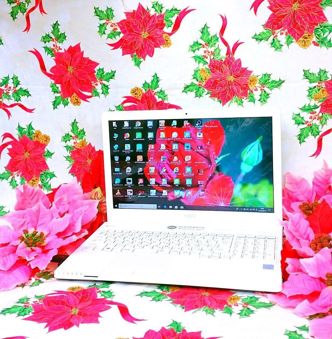 美品/LIFEBOOK/快適最新WIN11/新品SSD256GB/高速メモリ