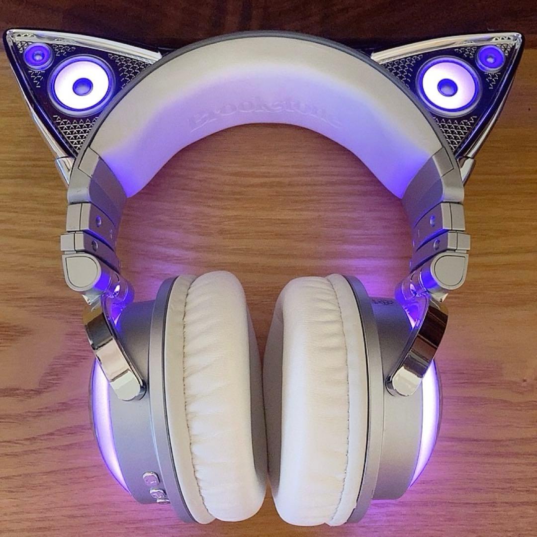 Brookstone アリアナグランデ ワイヤレス 猫耳ヘッドホン