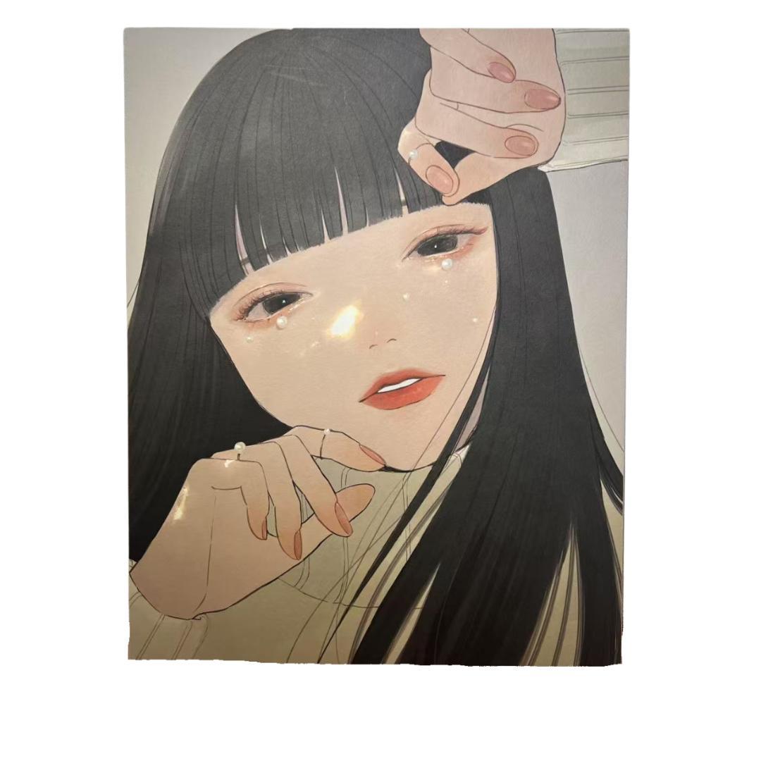 凪 イラスト「秋津」ジークレー画 絵画 サイン入り