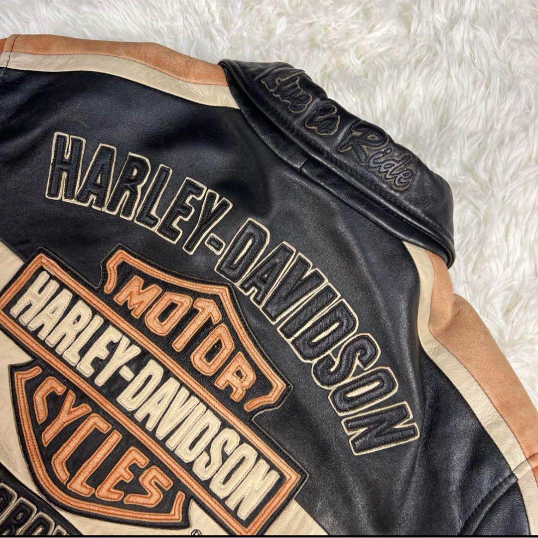 ハーレーダビットソン レザージャケット メンズ シングルライダース