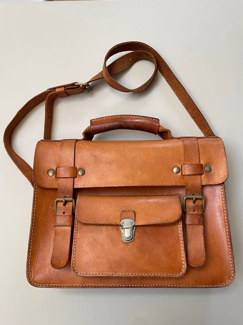 ビンテージ　OLD herz ヘルツ　bc-16 ブリーフケース　ショルダー