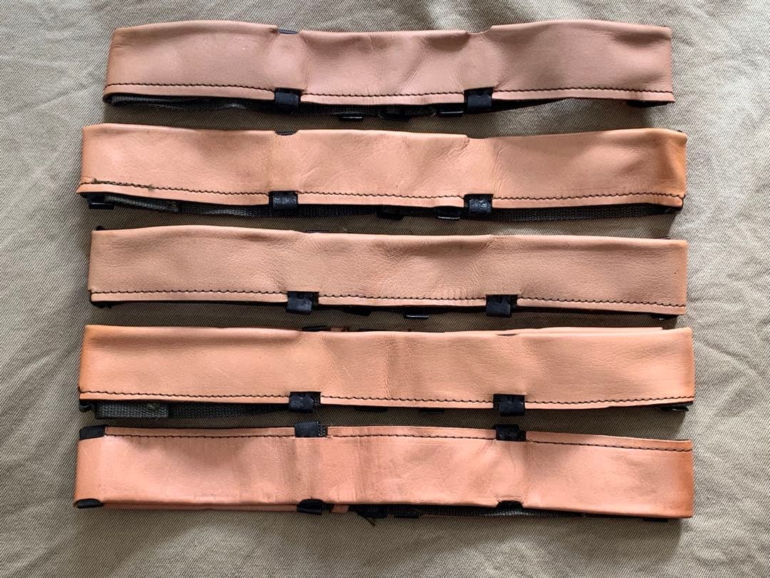 アメリカ軍 水筒カバー ヘルメットライナー用バンド×5本 まとめて デッド