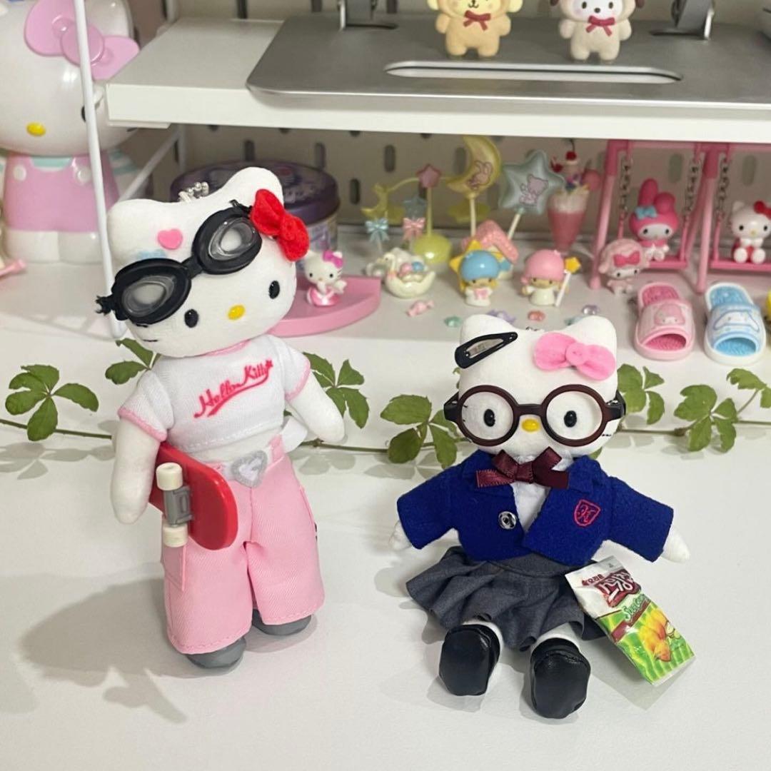 サンリオ ドレスアップ　日焼けキティ　制服　50周年　Y2K ギャル　韓国