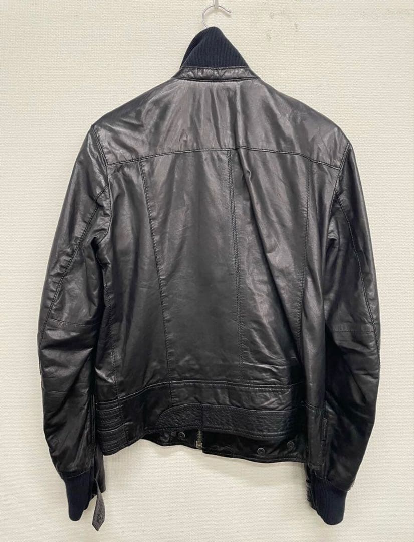 【定価16万円】 DIESEL レザーライダース