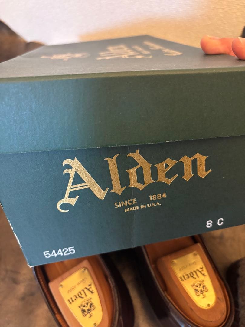 Alden オールデン シガーコードバン　モディファイドラストVチップ