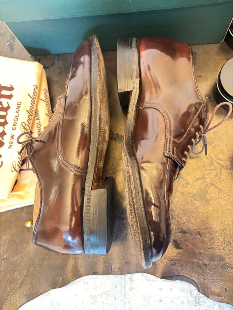 Alden オールデン シガーコードバン　モディファイドラストVチップ