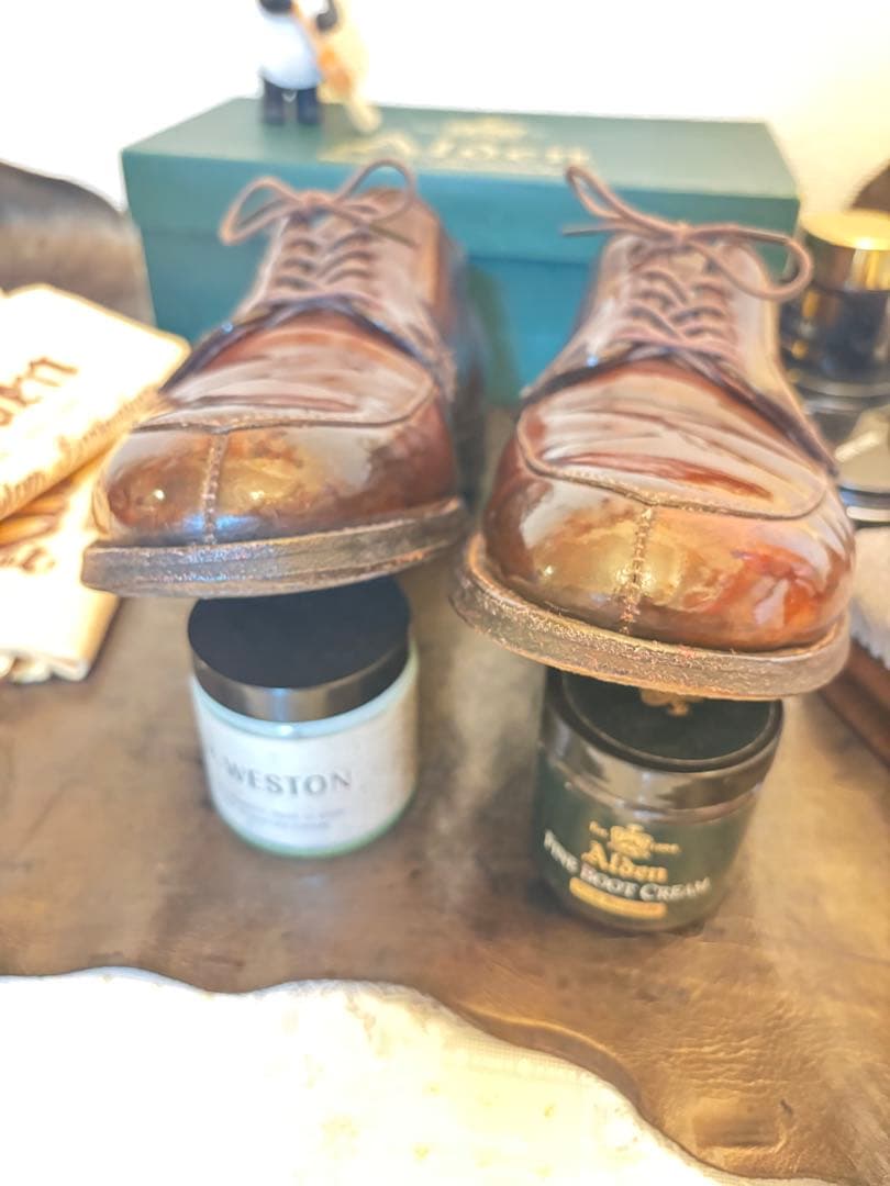 Alden オールデン シガーコードバン　モディファイドラストVチップ