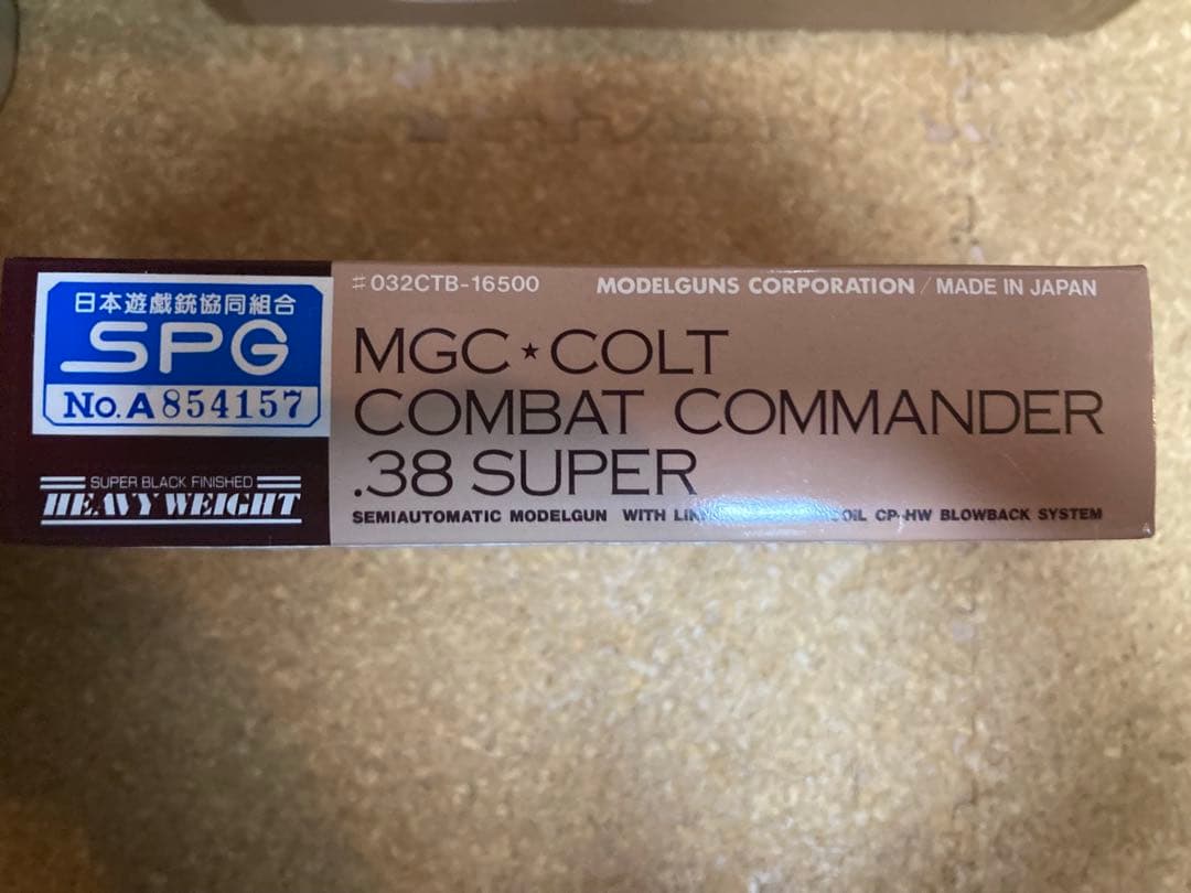 MGC コルト コンバットコマンダー .38 SUPER　モデルガン　箱付　美品