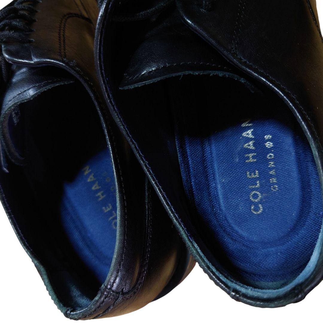 COLE HAAN 本革 ストレートチップ 黒 8M 26cm ビジネス 革靴