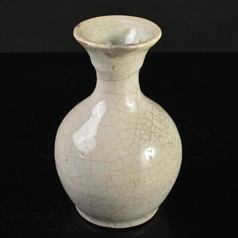 朝鮮美術　李朝　高麗白磁　徳利　V　R7187