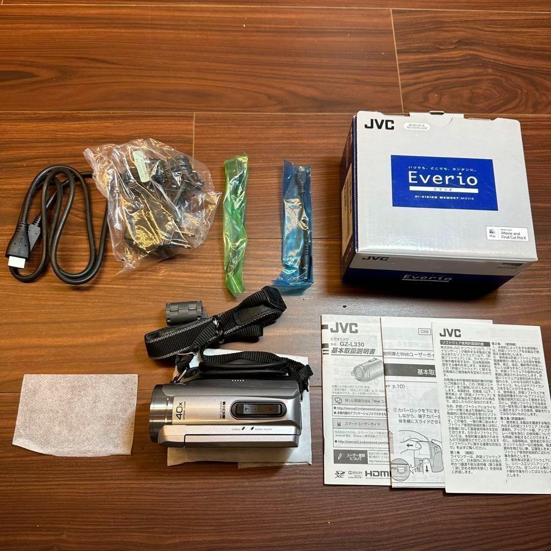 Victor JVC GZ-L330 ビデオカメラ 動作確認済み 0423