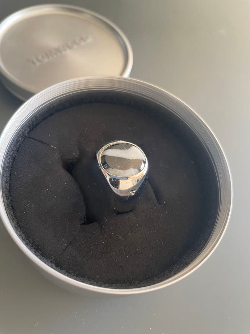 TOMWOOD 指輪 Oval Zebraシルバーリング size 64