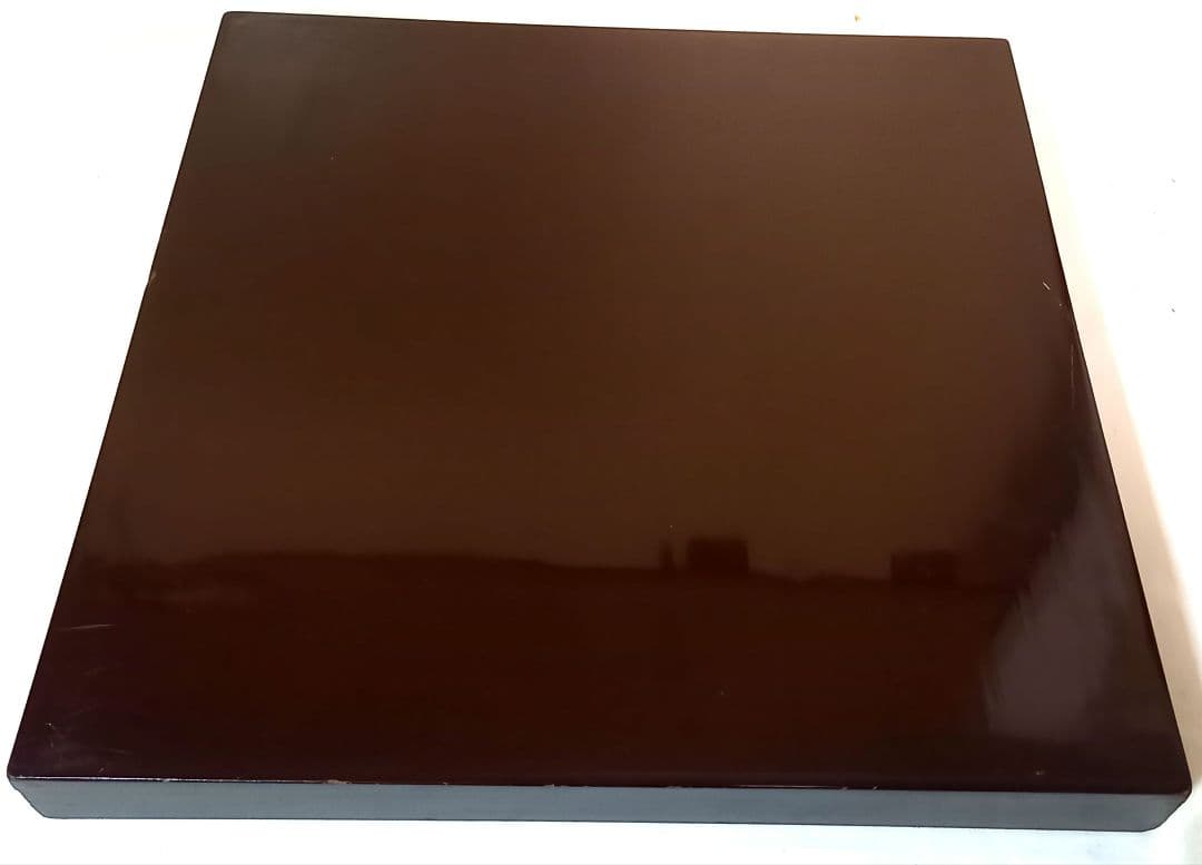 【週末特別値下げ】【時代物:文政】金蒔絵 草花文 角盆 2枚揃 共箱付　封書付