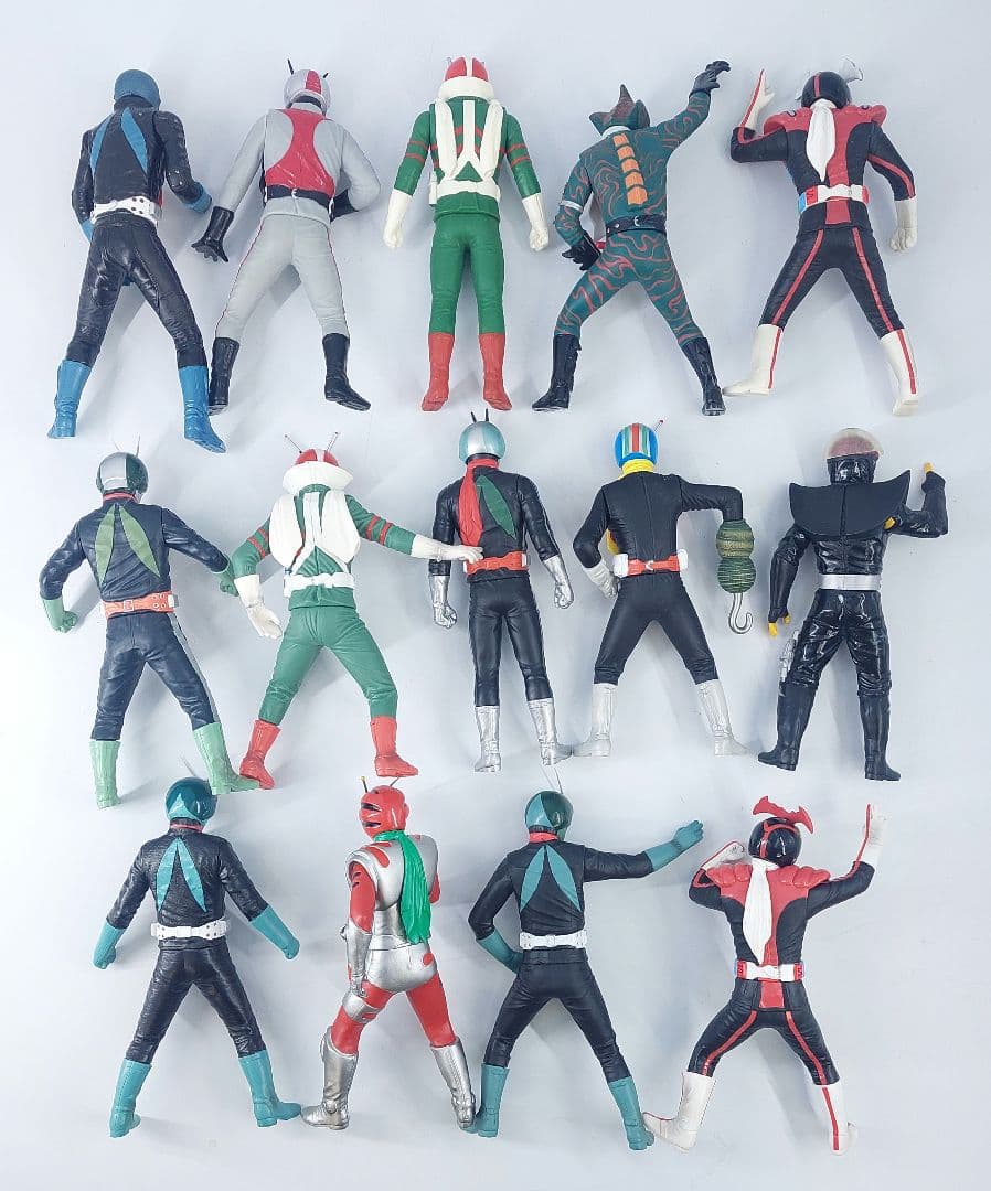 バンダイ ソフビ魂 14点セット 約17cm ソフビ フィギュア 現状品