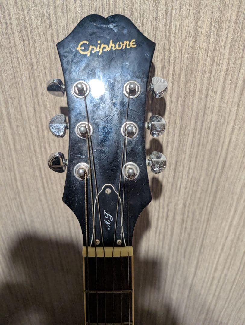 良音/Epiphone　AJ-200S/NA 改チューナー付エレアコ　ケース付
