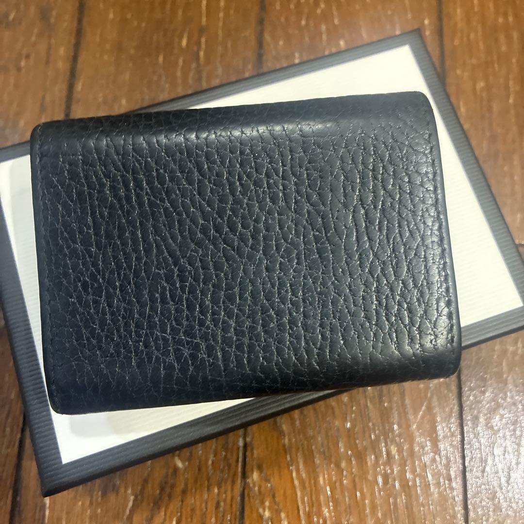 胡桃様　GUCCI 三つ折り財布　黒