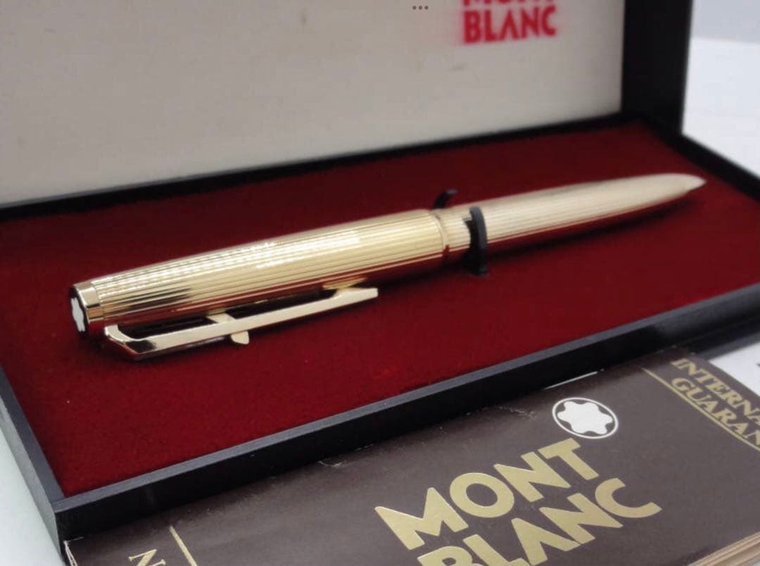 ⭐️金運上昇!黄金の総金張りの逸品！⭐️ハンマートリガーNo1846⭐️モンブラン社製