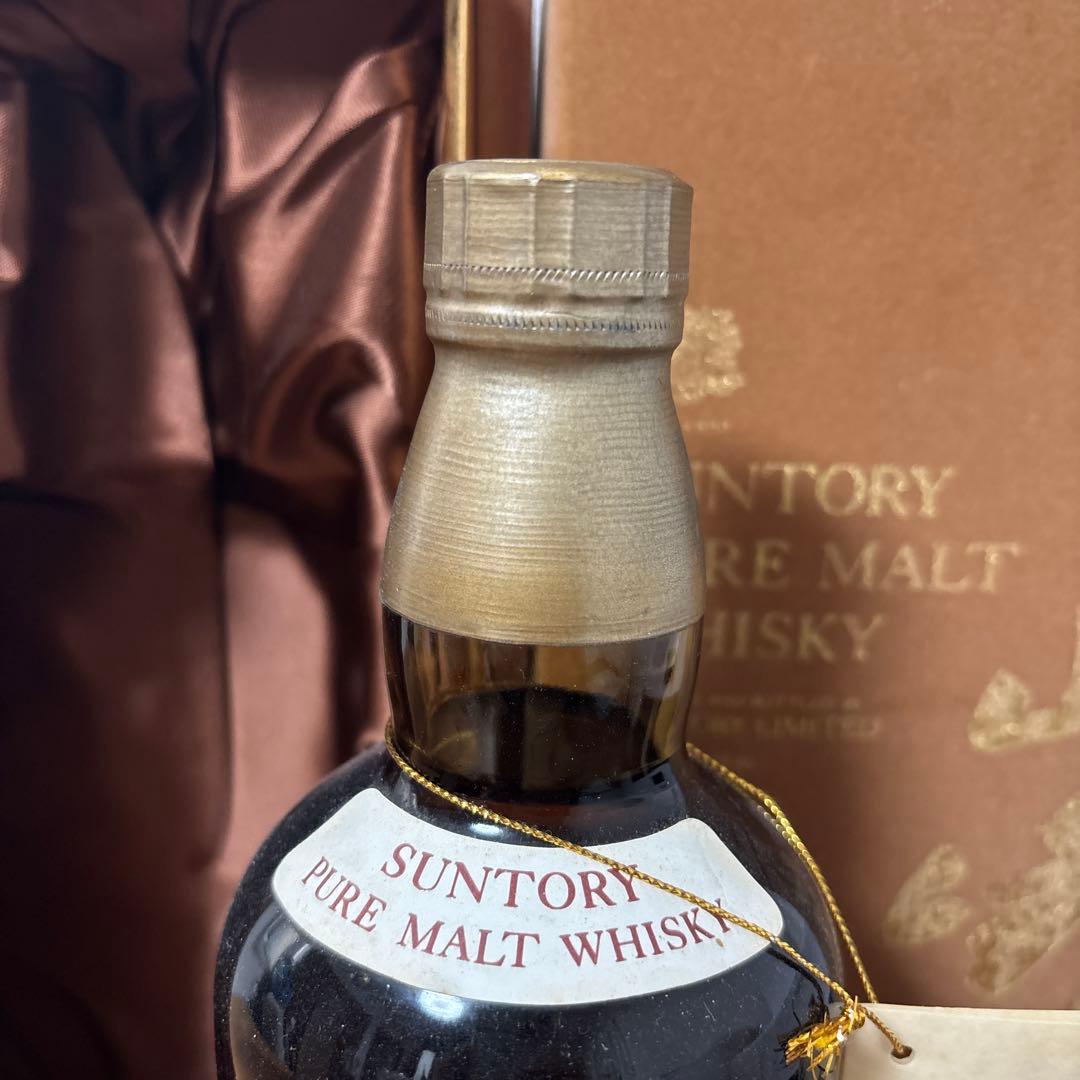 サントリーピュアモルトウイスキー　山崎　特級　760ml 初期ラベル　冊、箱付❷