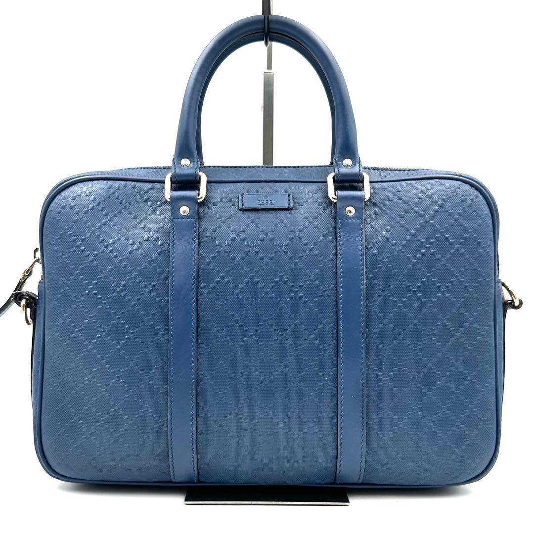 《極美品》GUCCI ディアマンテ メンズ ビジネスバッグ ブリーフケース A4