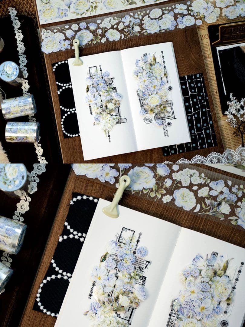 ⭐️SALE⭐️Hoshi奶芙《空谷兰》海外マスキングテープ　マステ 【2673】