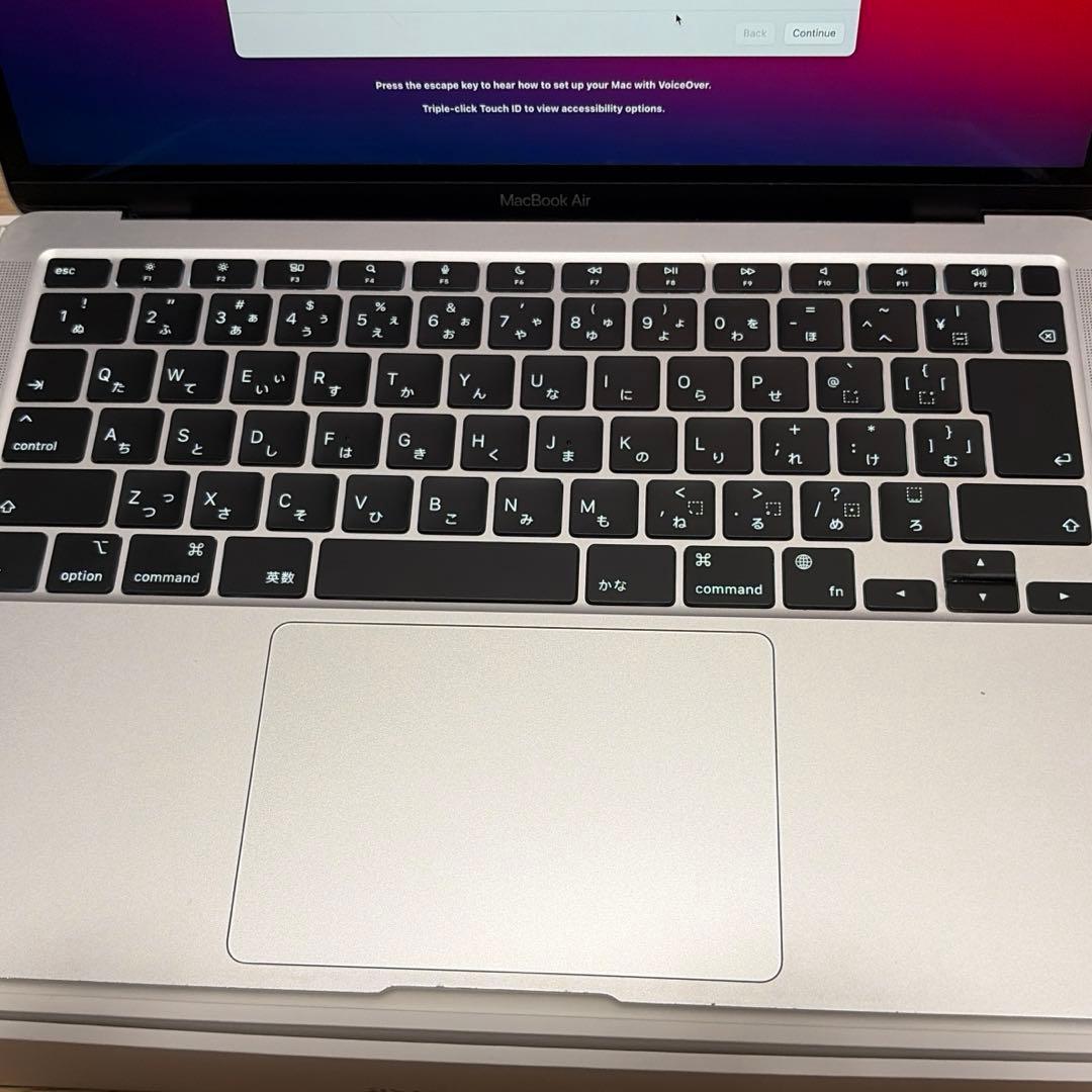 MacBook Air 13インチ M1 （2020）8GB 256GB SSD